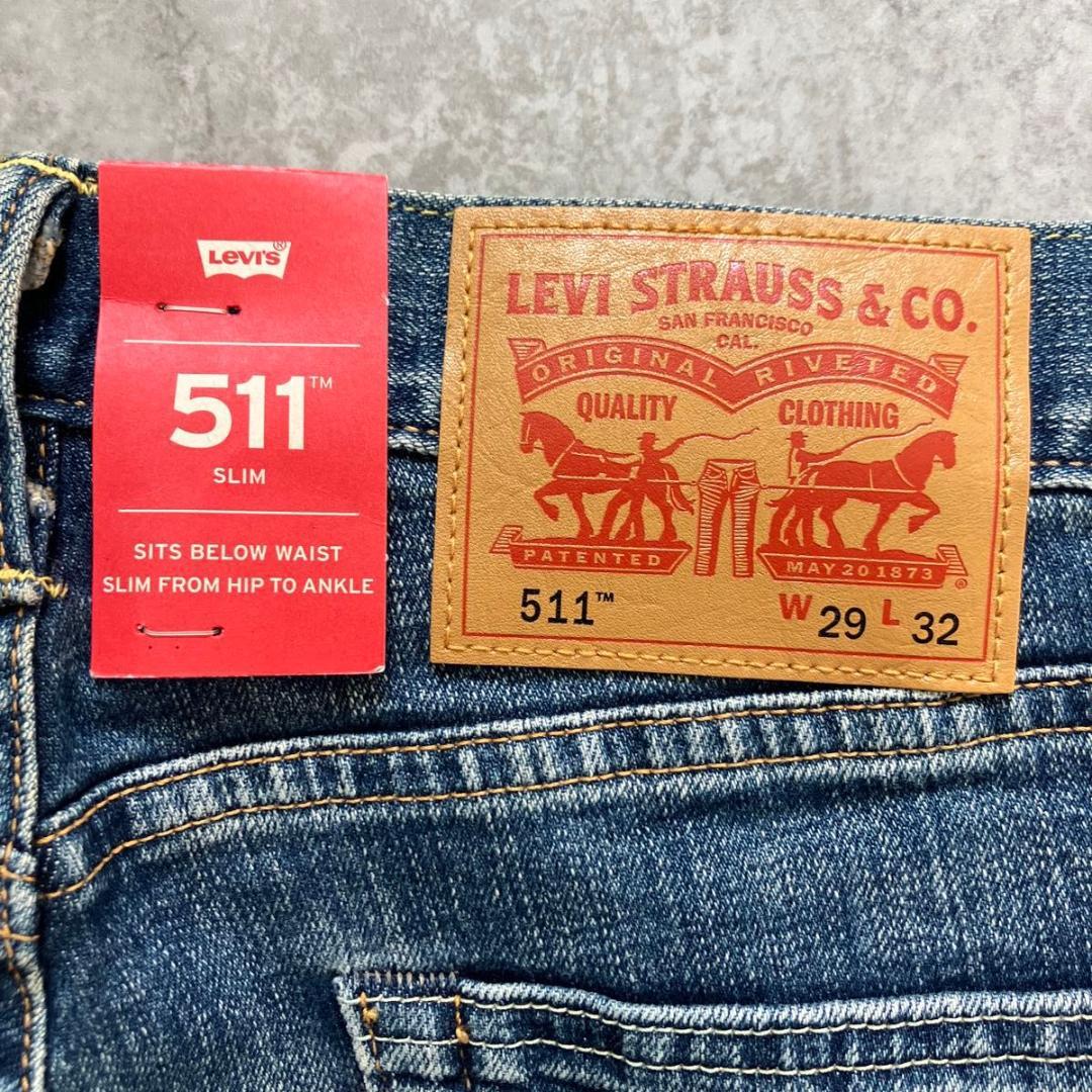 未使用品 日本製 セルビッジ 黒耳 LEVI'S511 29 リーバイス デニム