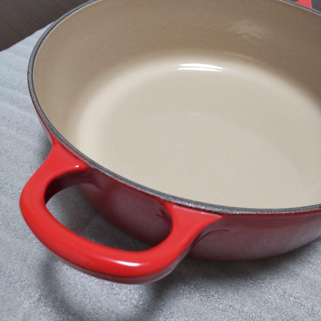 LE CREUSET ココット・ジャポネーズ　チェリーレッド　22センチ