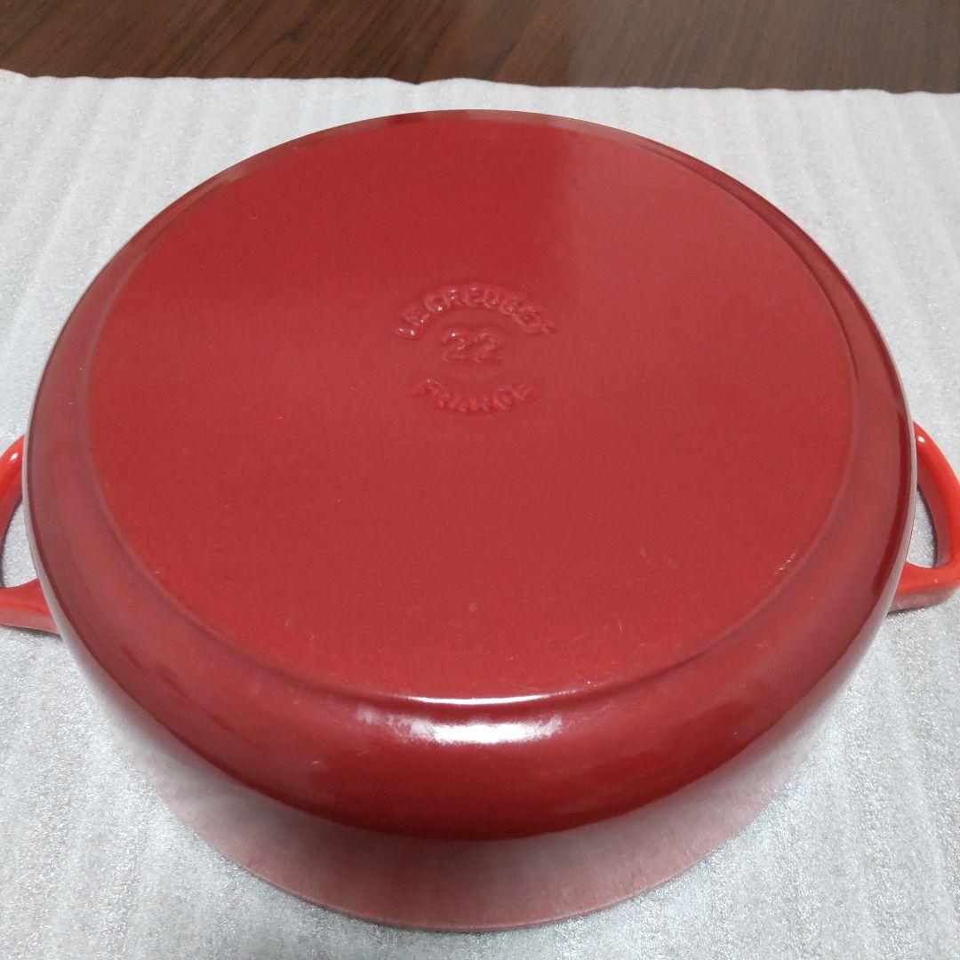 LE CREUSET ココット・ジャポネーズ　チェリーレッド　22センチ