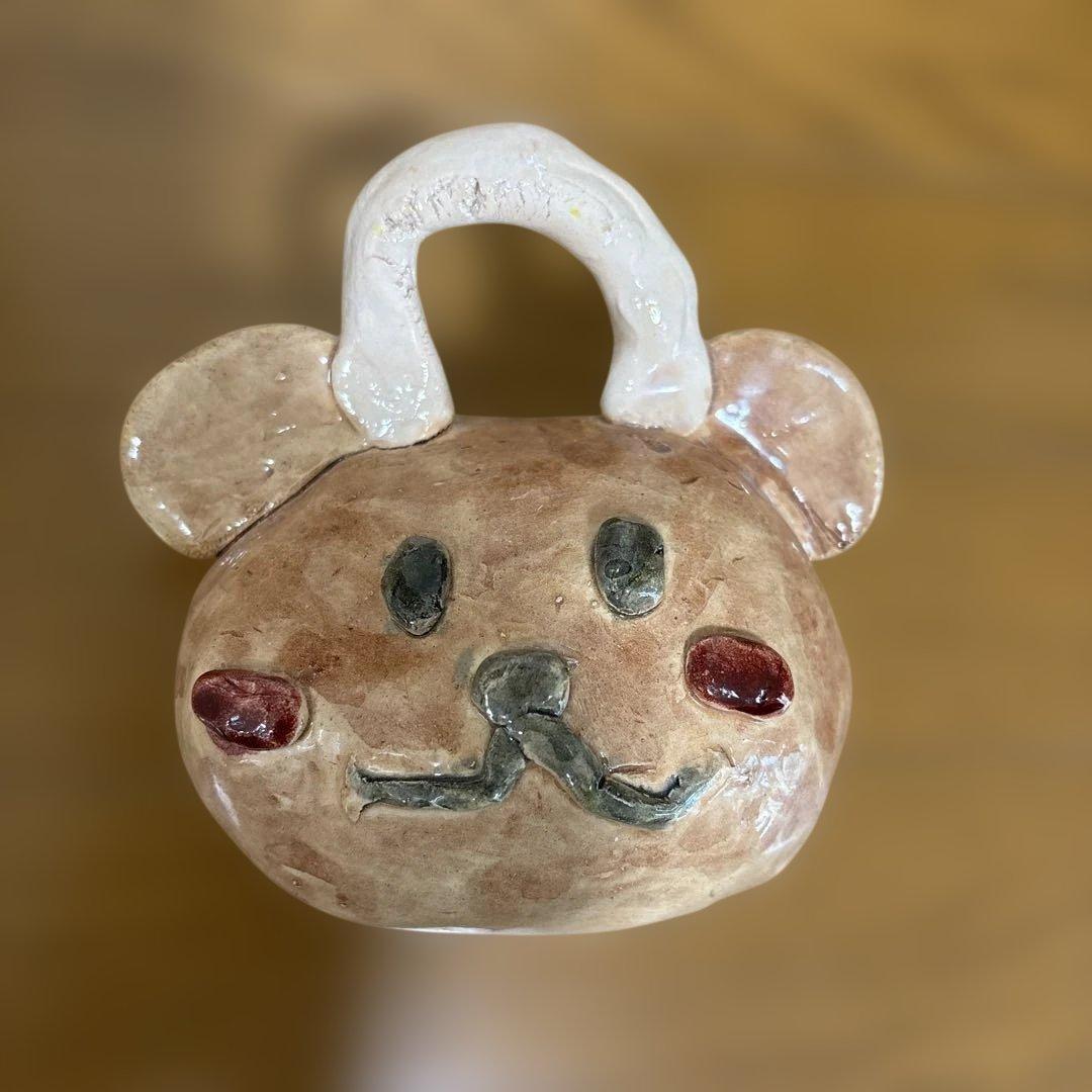 幸運をいりますか？　「クマちゃんの土鈴」