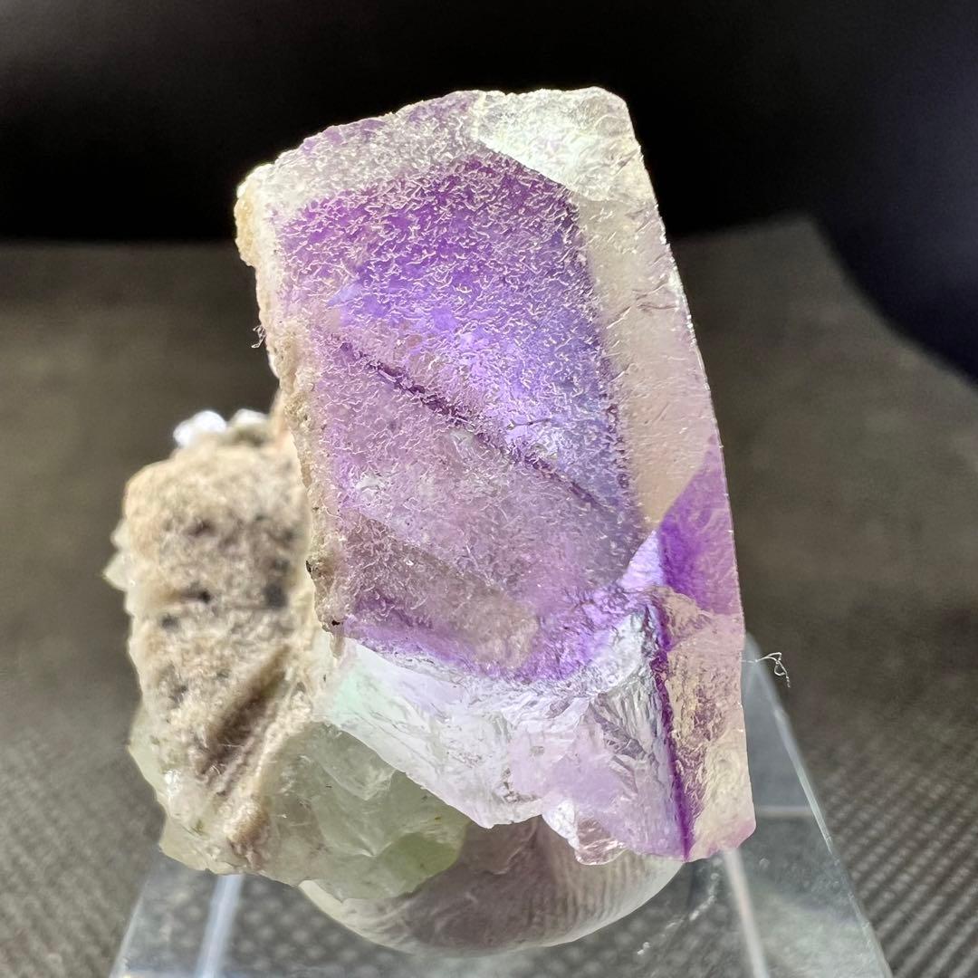 可愛い‼︎ ヤオガンシャン　パープルグラデーションフローライト　可愛い‼︎（2回目）