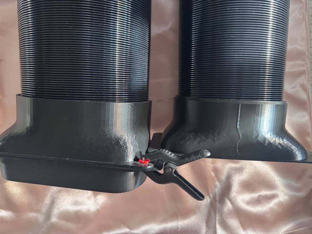 エコフローECOFLOW WAVE2,3専用ダクト取付用パーツ リアドア用②