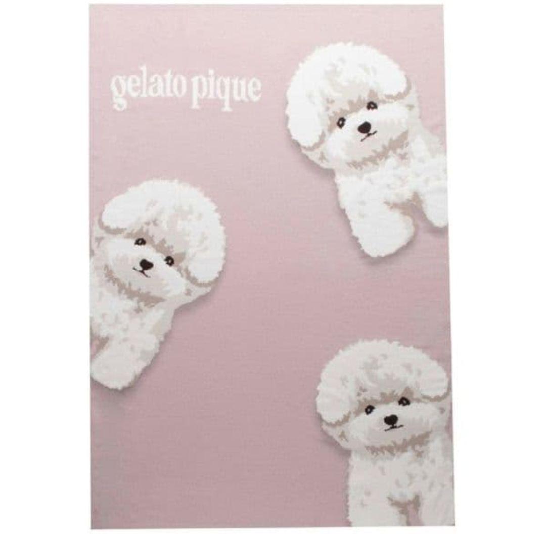 新品　gelato pique パウダーDOG3柄ジャガードマルチカバー