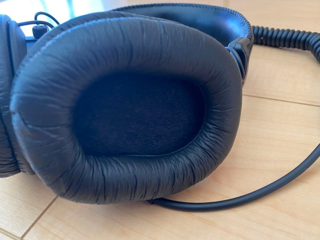 美品！SONY MDR7506定番スタジオモニターヘッドホン折りたたみ式青ラベル