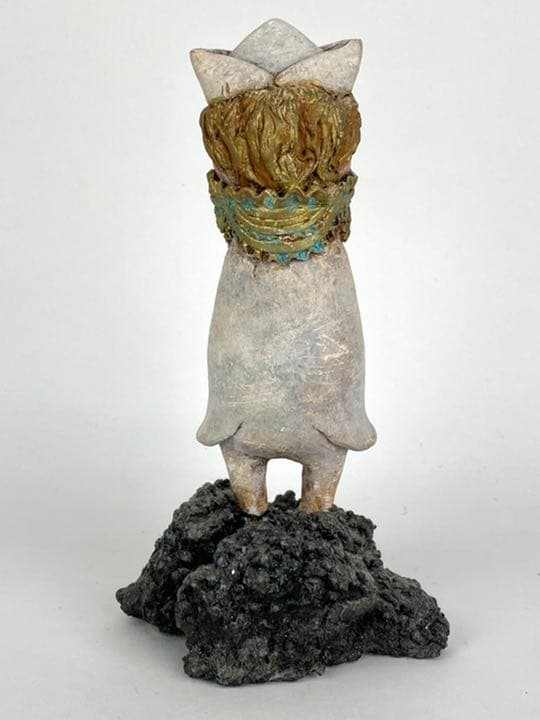 植田明志 うえだあきし 造形作品 虹を歌う子ども 作家 オブジェ ドール アート