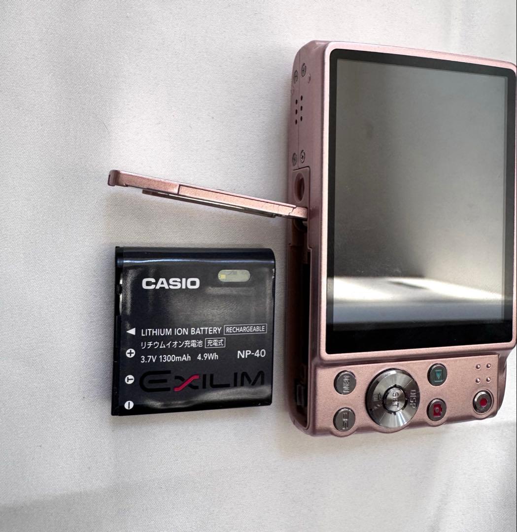 極美品/CASIO EX-Z300 コンパクトデジタルカメラ/ピンク