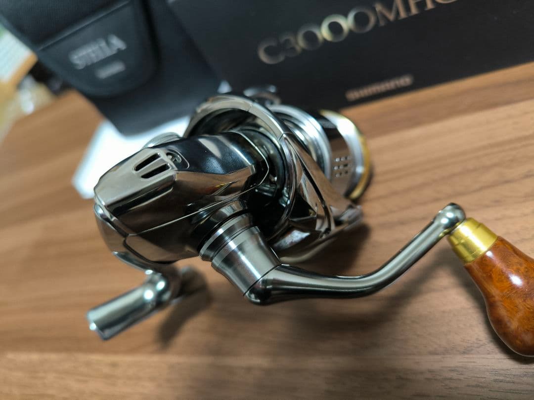 18ステラ C3000MHG 夢屋花梨ノブ　ラウンド型M装着