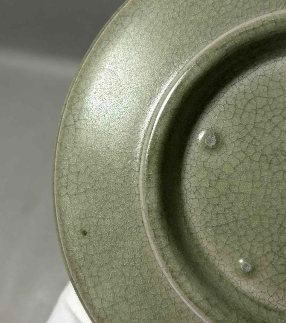 中国 高台付盥形盤(洗筆)　f2260125