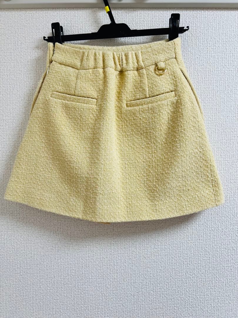 EIMY GOLF スウェット パール付シャツ スカート 靴下 ゴルフ4点セット