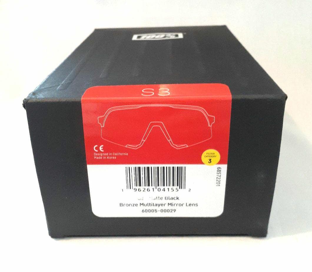 売約済み 100% S3 ブラック ブロンズ ワンハンドレッド サングラス