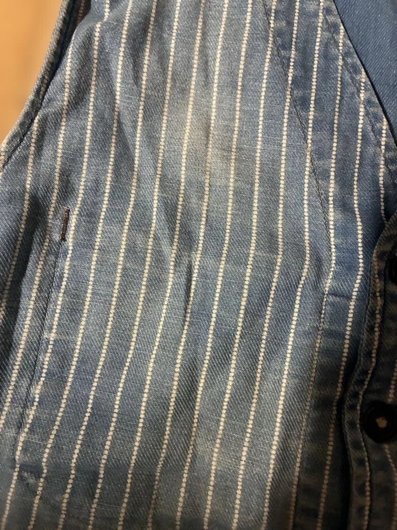 RRL デニム ストライプ ベスト ラルフローレン