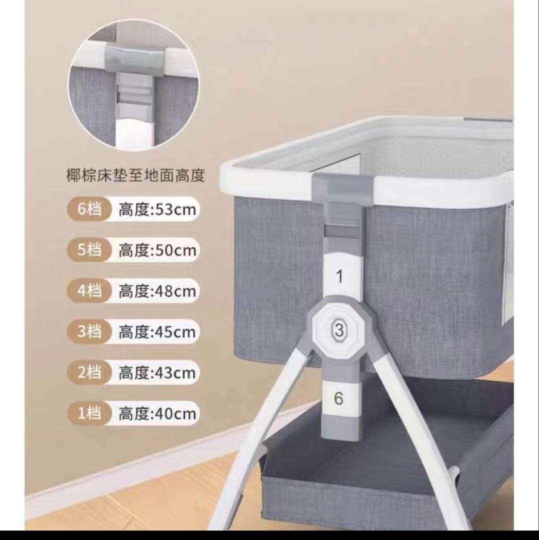 ベビーベッド 添い寝 キャスター付