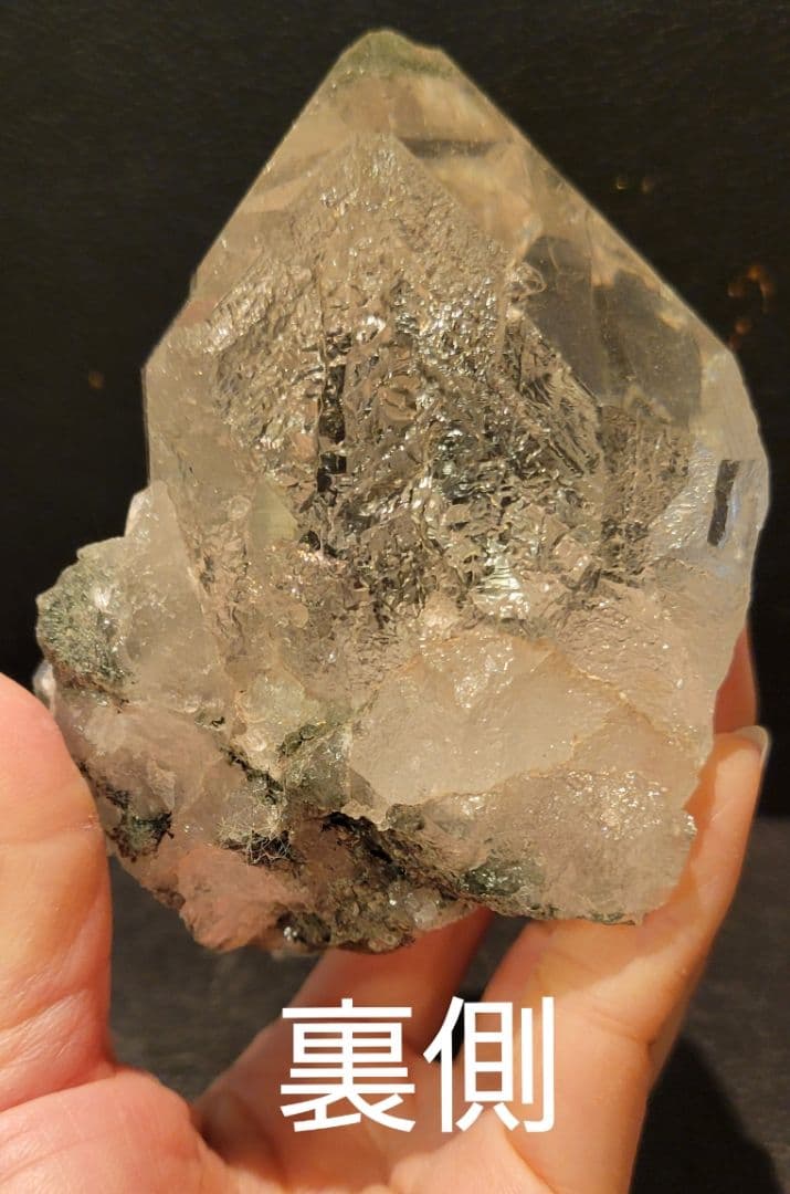 ！！逸品！！ヒマラヤ 湧水のような透明感！マニハール水晶原石クラスター！