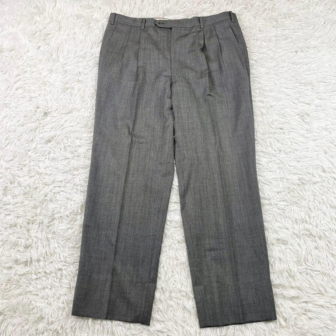 美品　クリスチャンディオール　ダブルスーツ　セットアップ　グレー