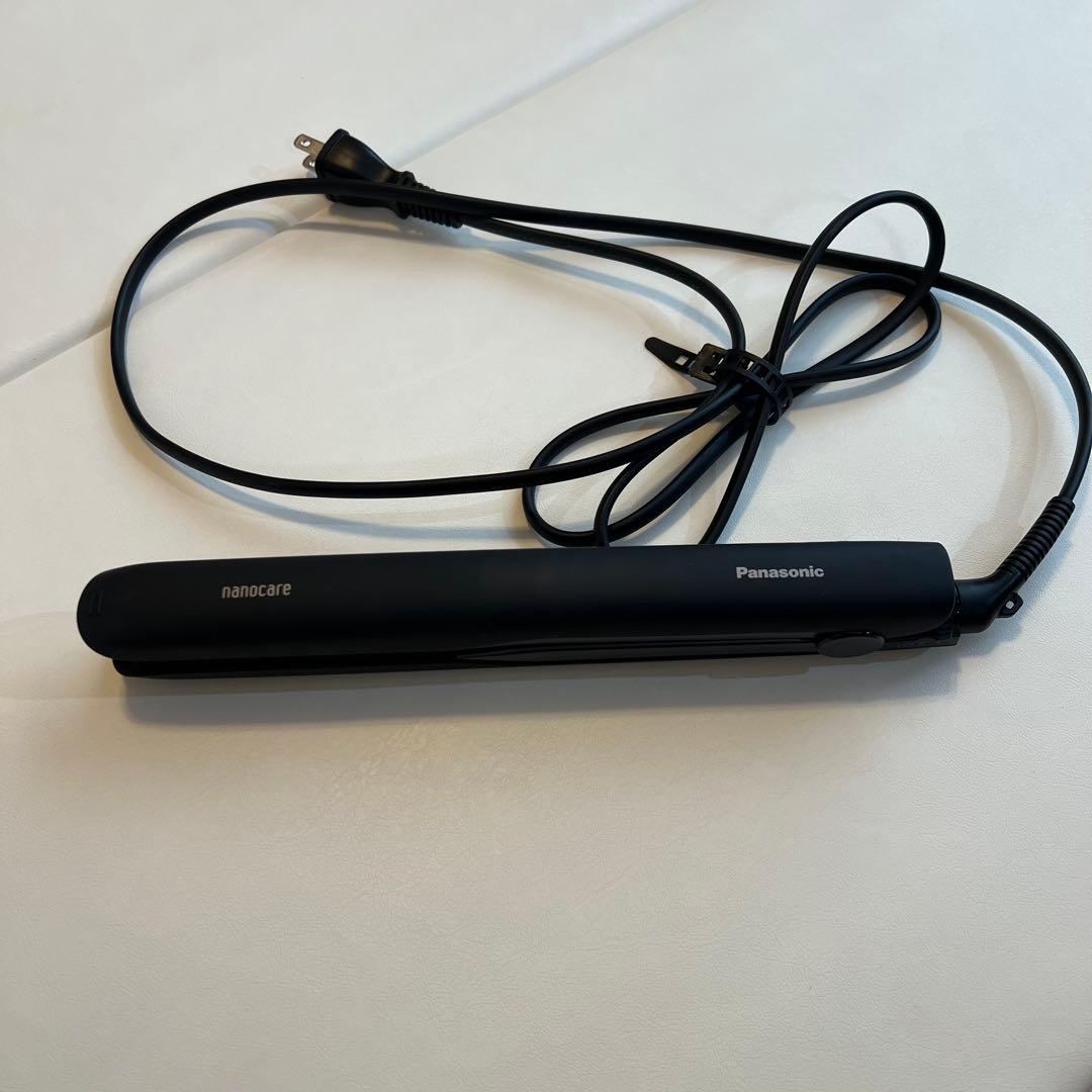 Panasonic ナノケア ストレートヘアアイロン ブラック　EH-HS0J