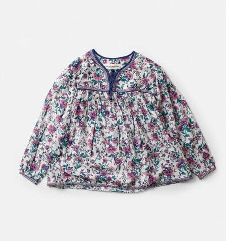 [THE SHINZONE/ザ シンゾーン] フラワー柄 ホーリーブラウス