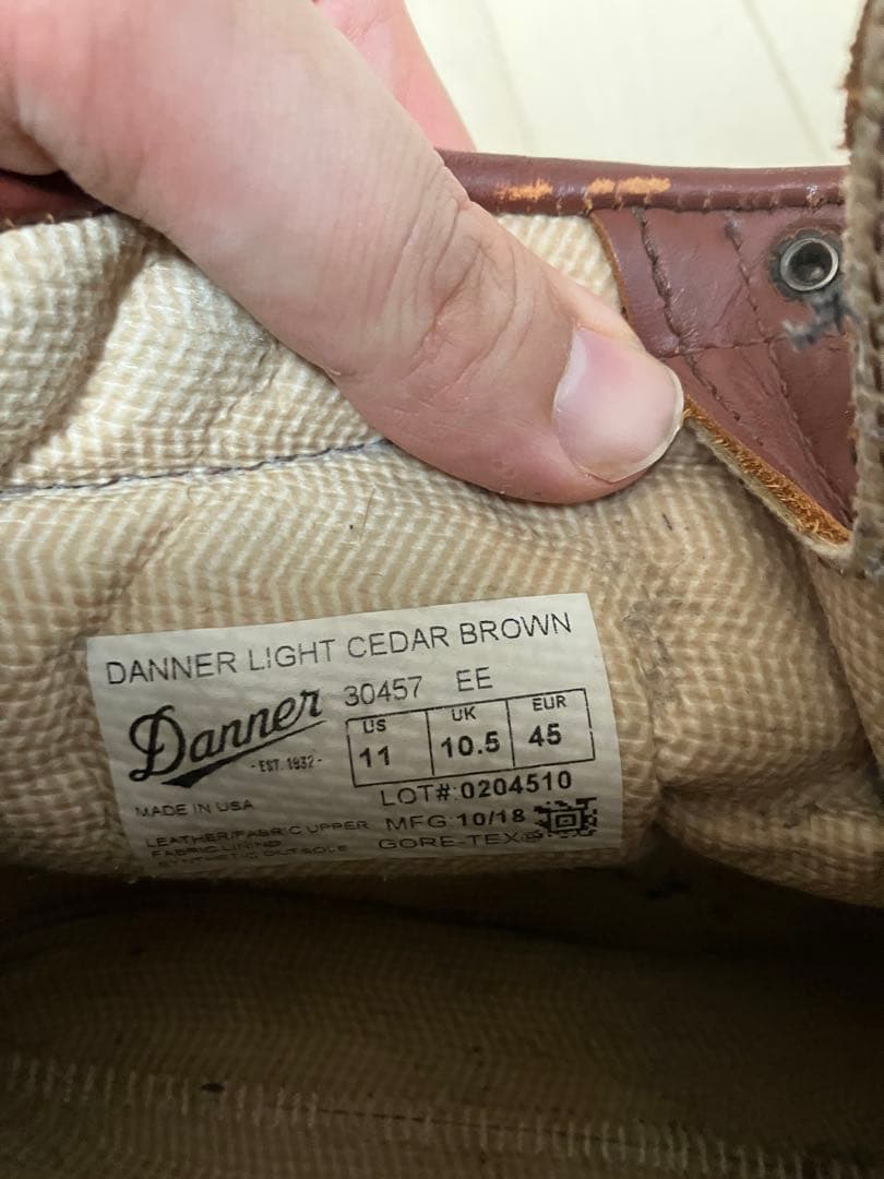 ダナー 30457 11EE ダナー ライト　セダーブラウン　レインボー