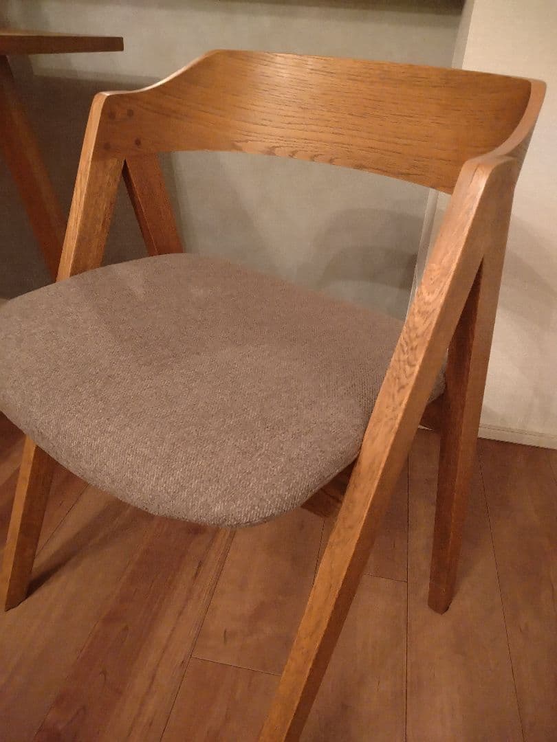 unico ELEMT(エレムト)チェア ブラウン②