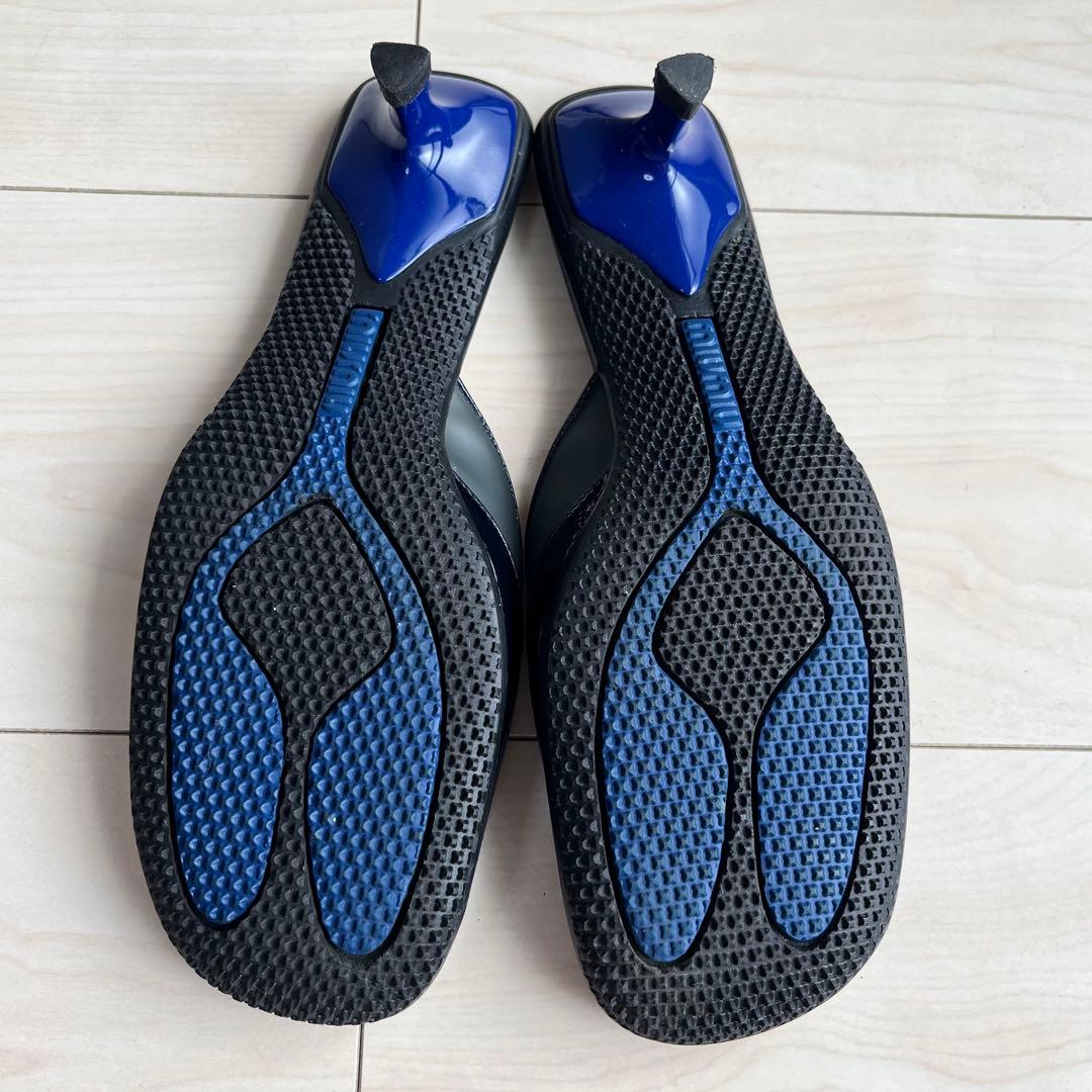 90s-00s miu miu ミュウミュウ ミュール サンダル エナメル