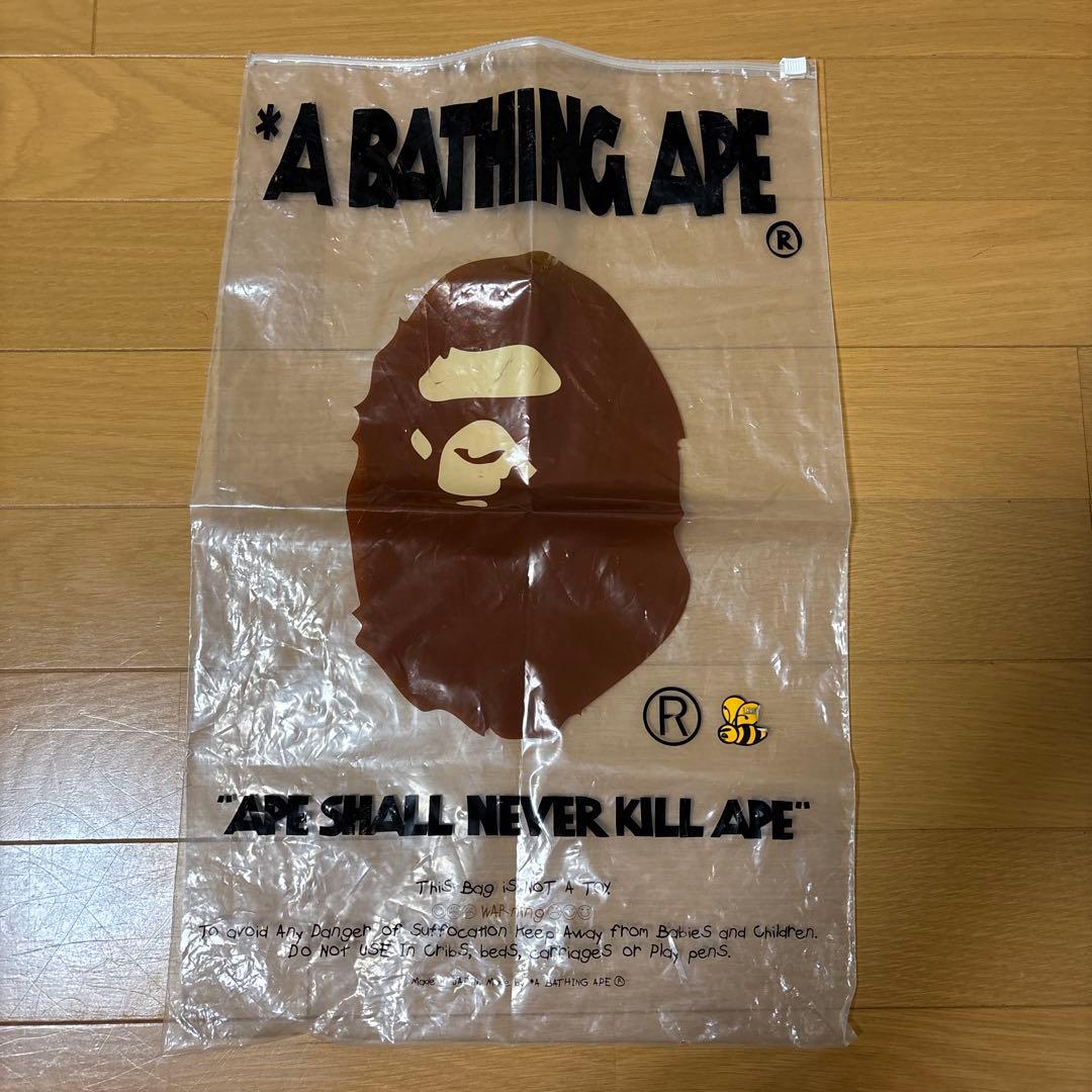 90s 初期タグ APE グレー ロゴ トレーナー L