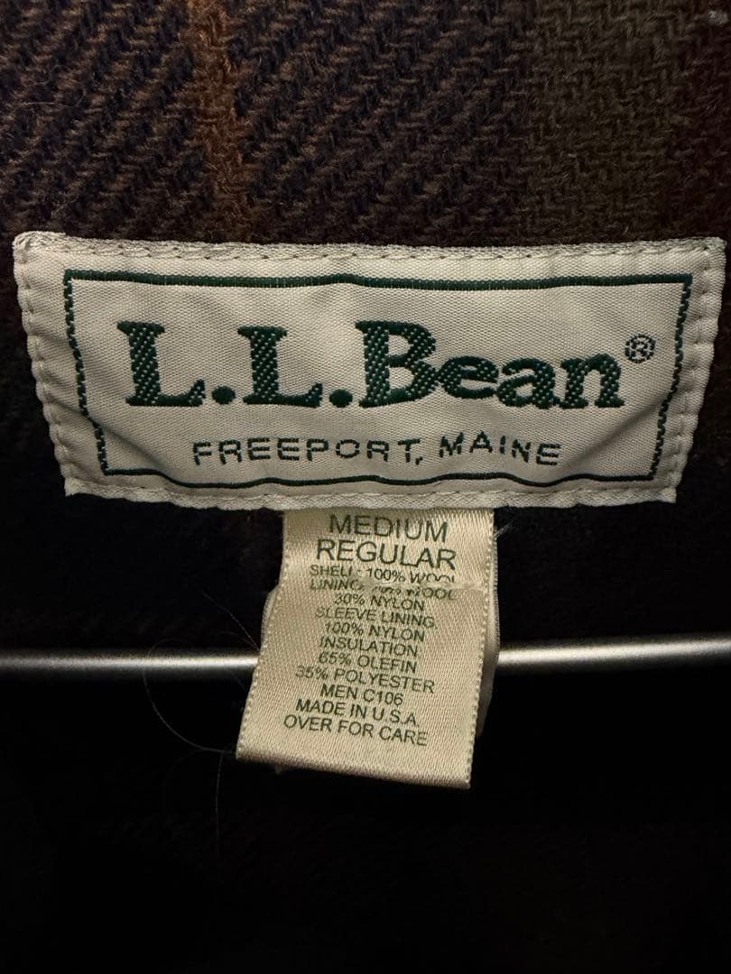 【L.L.Bean】USA製 ダッフルコート ネイビー M