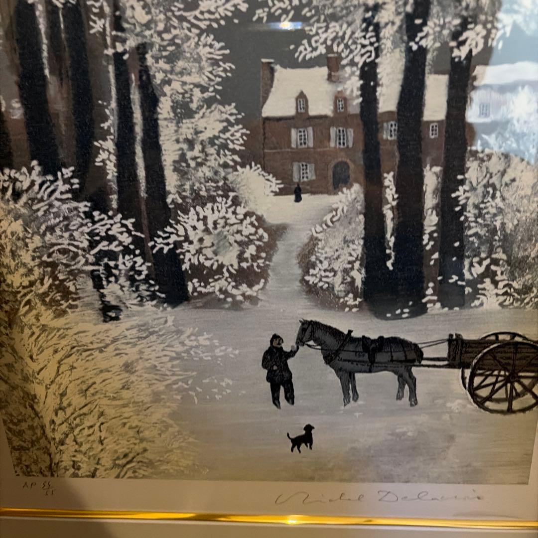 ミッシェルドラクロワ「雪のノルマンディー」