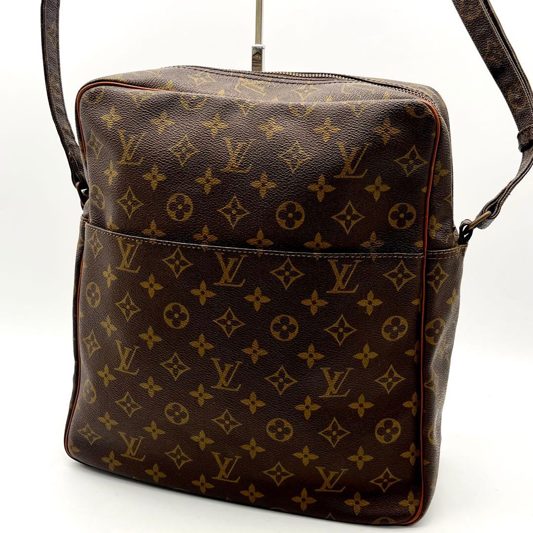 ルイヴィトン モノグラム マルソー ショルダーバッグ 本物 正規品 男女兼用 茶