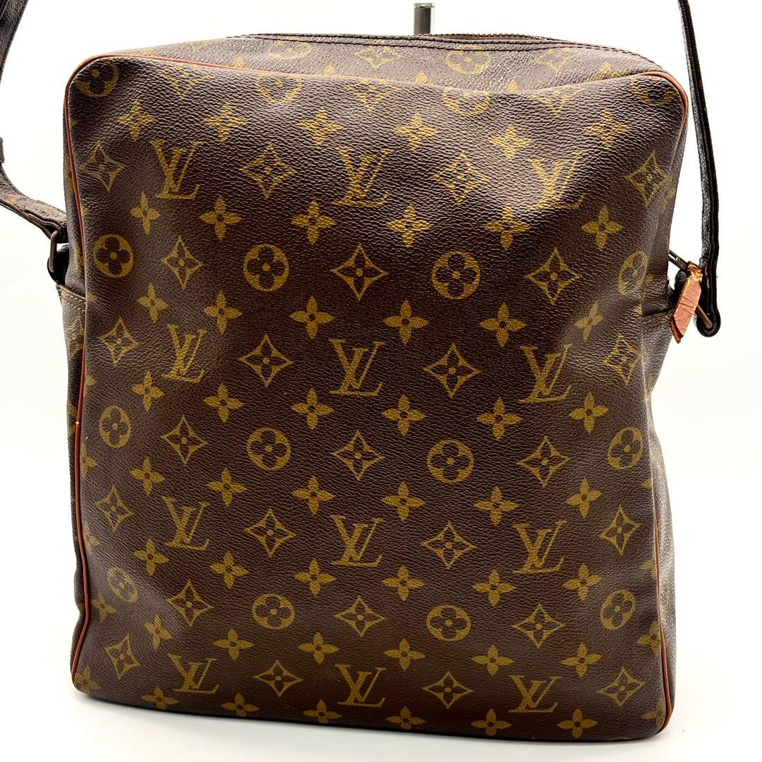 ルイヴィトン モノグラム マルソー ショルダーバッグ 本物 正規品 男女兼用 茶