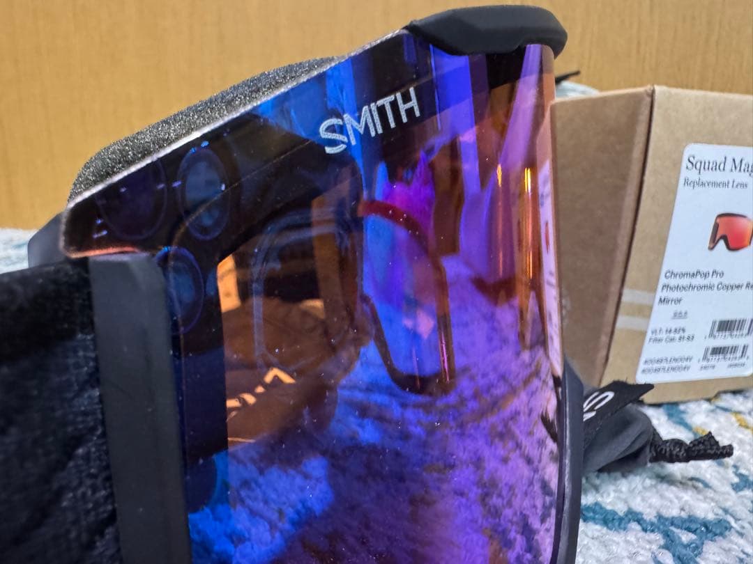 SMITH squad mag スペアレンズ pro調光 クリアレンズ未使用