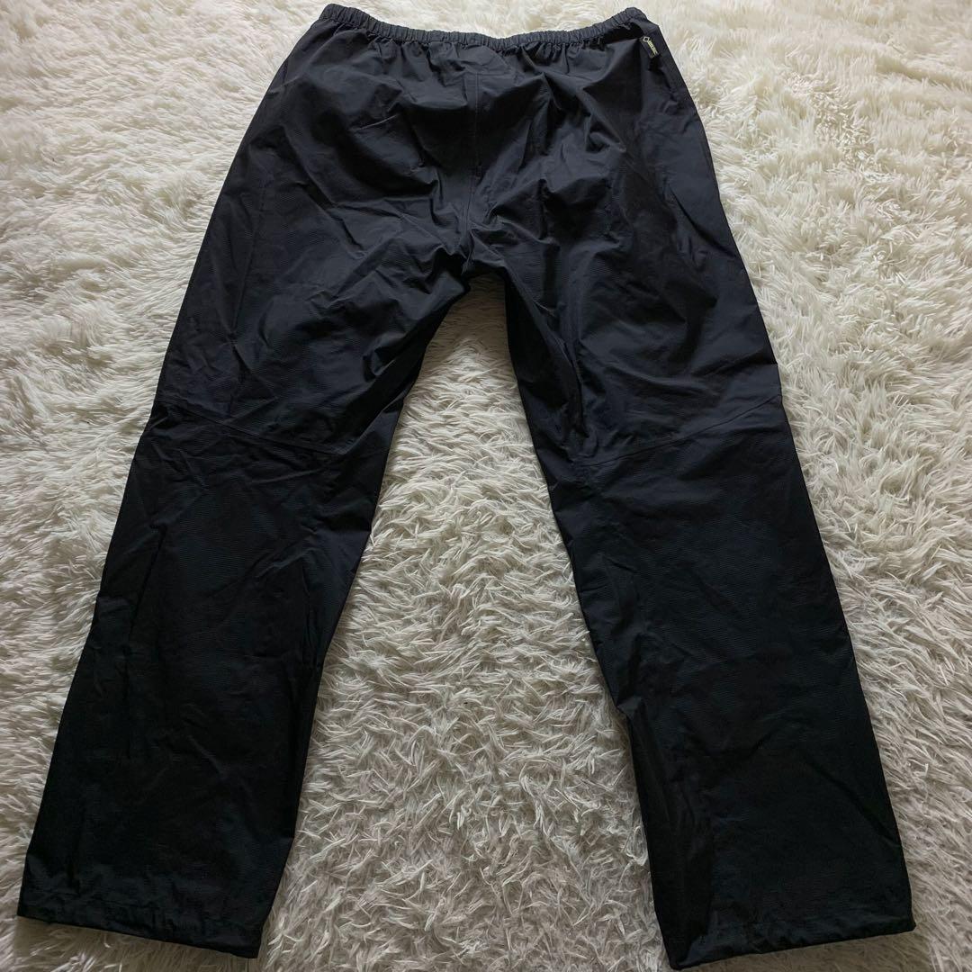 極美品■モンベル セットアップ 上下　ゴアテックス ブラック XL