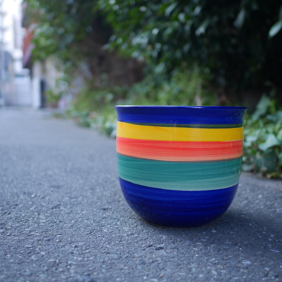 西ドイツ製 15㎝ フラワーベース scheurich Fat Lava