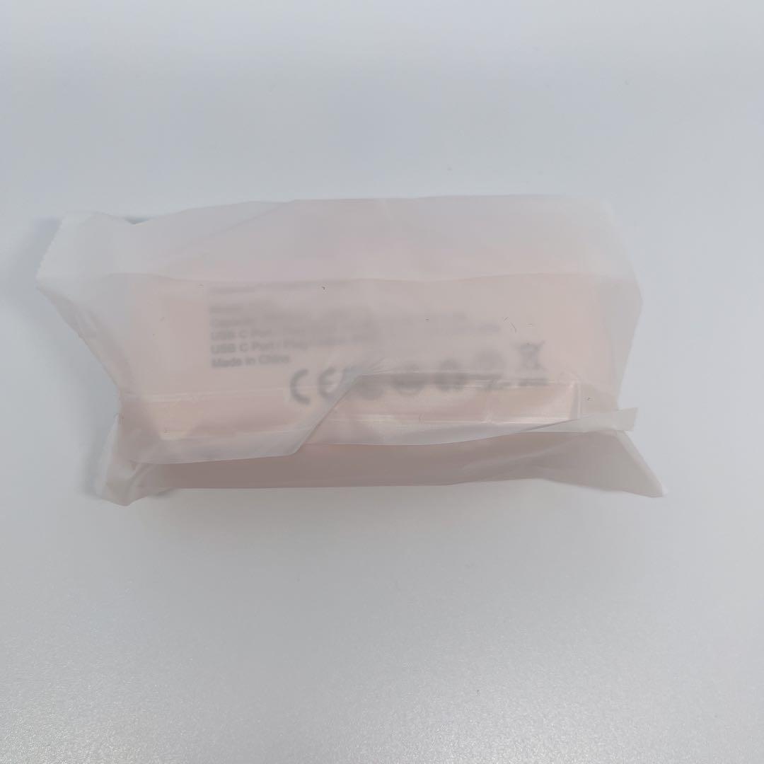 モバイルバッテリー 超軽量 小型 最大20W急速充電 Type-C ピンク