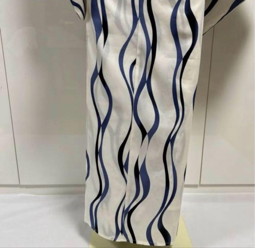 浴衣 ゆかた 白、ネイビー、黒 サイズM ユカタ 浴衣単品 イベント 花火 M