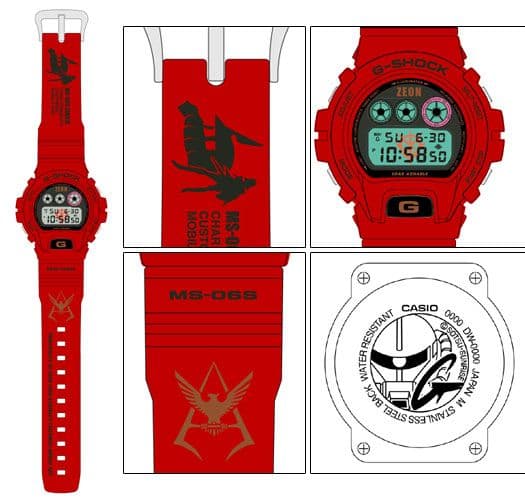 ★非稼働品【G-SHOCK】機動戦士ガンダム MS-06S シャア専用ザク