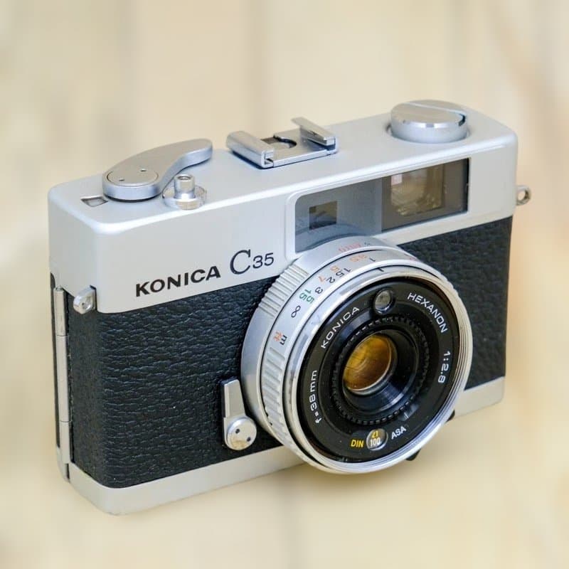【整備品】珍品　KONICA C35 コニカ シルバーカウンター
