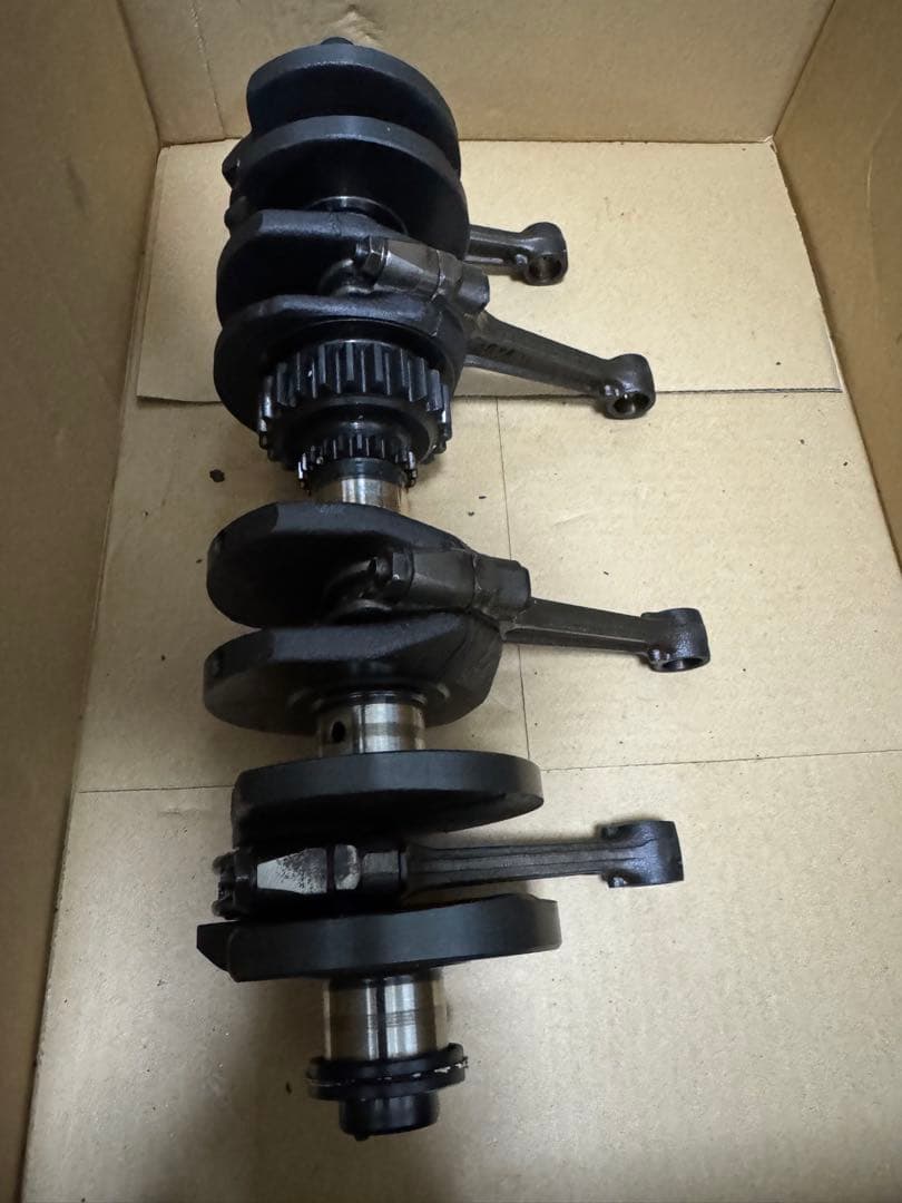 GPZ400Fクランクシャフトコンロッド純正当時物 Z400FX、Z400GP