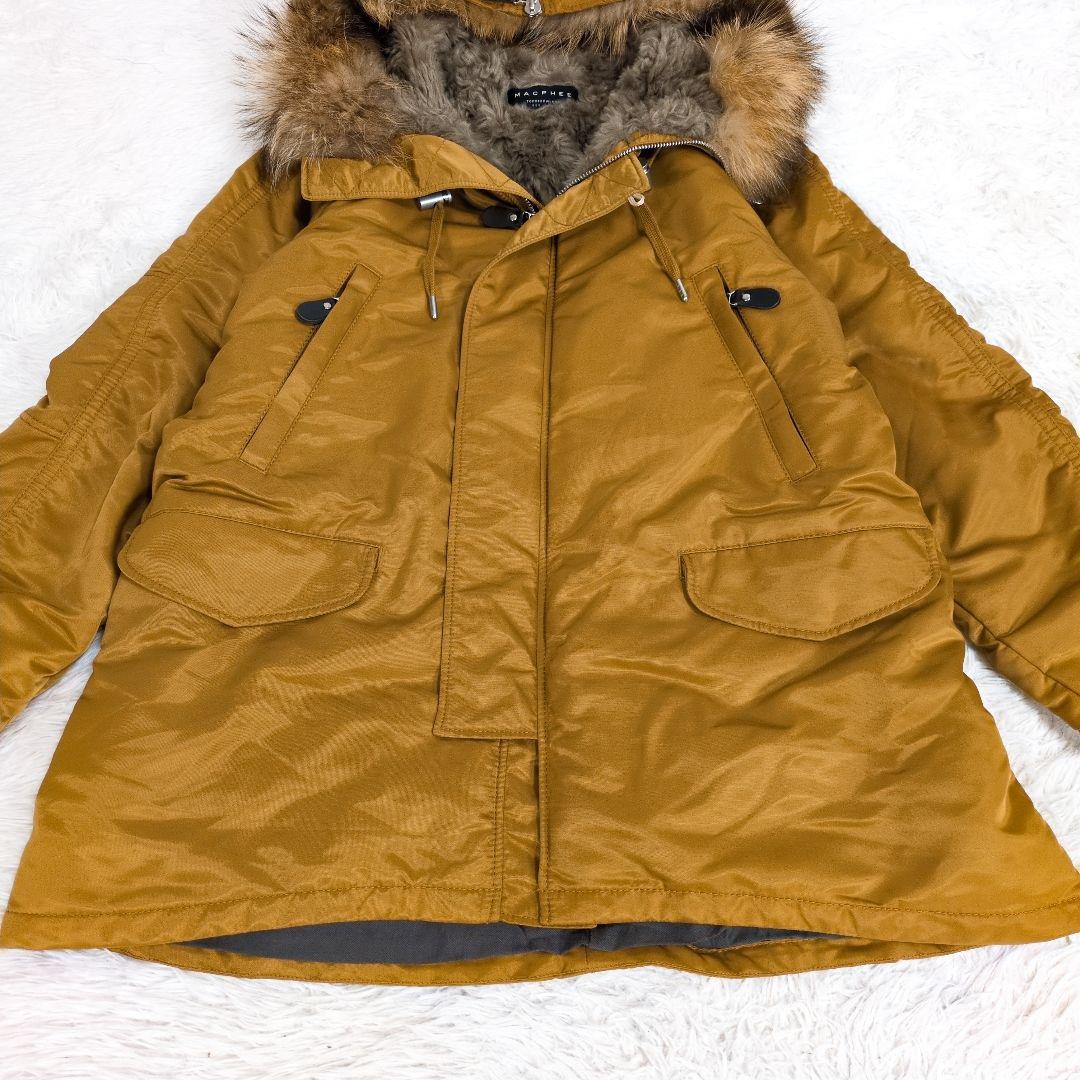 トゥモローランド　マカフィー　　N-2B　裏ボア　モッズコート　ラクーンファー