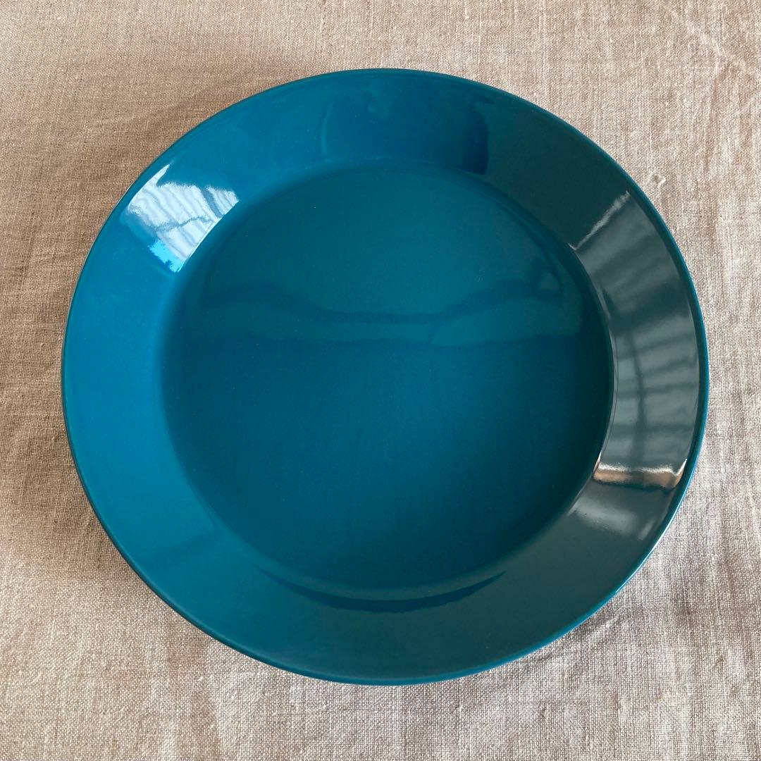 イッタラ　ティーマ　21cm プレート　3枚セット　ライトブルー　ペトロール