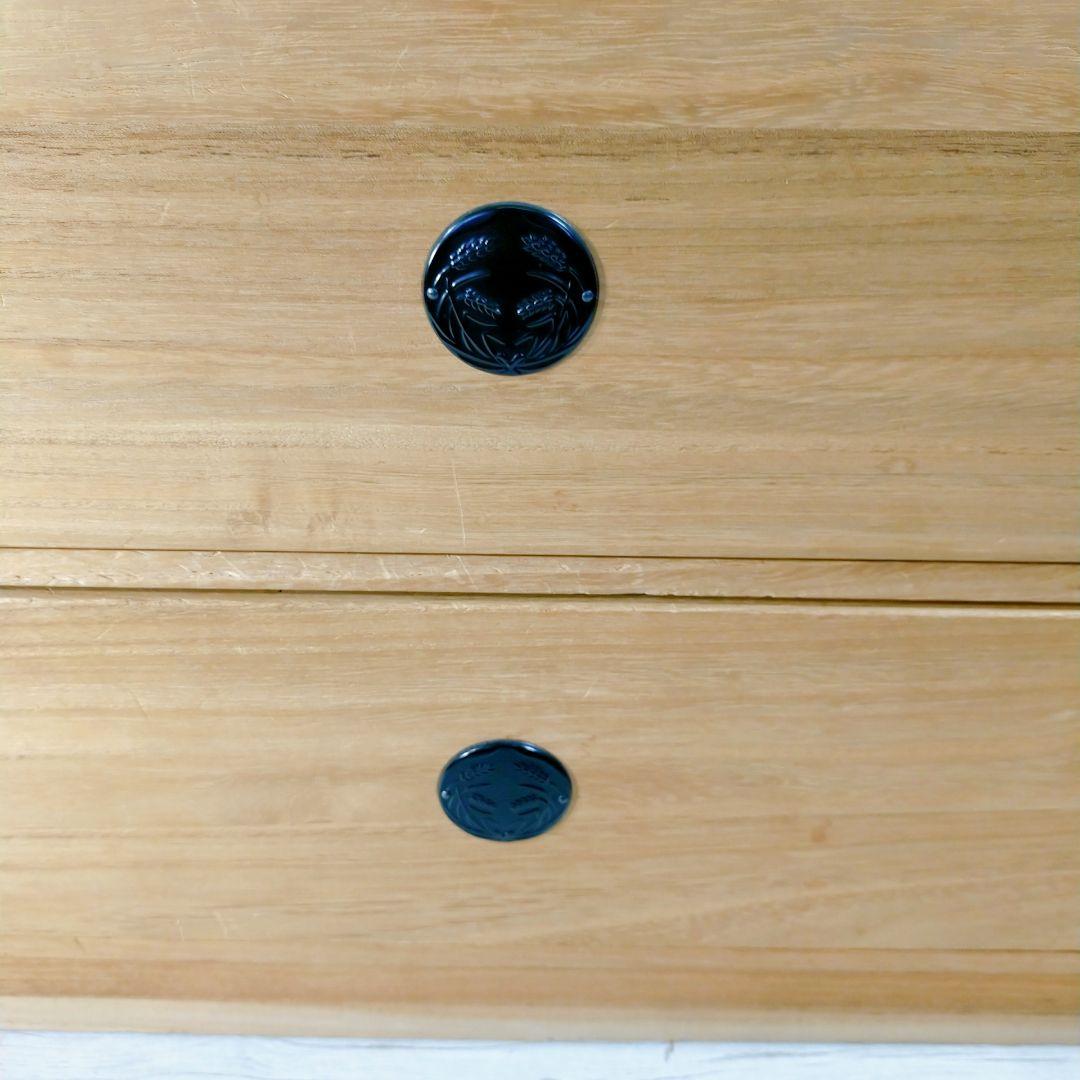 ヴィンテージ 桐箪笥 天然木 整理箪笥 引出収納 木製 和タンス チェスト②