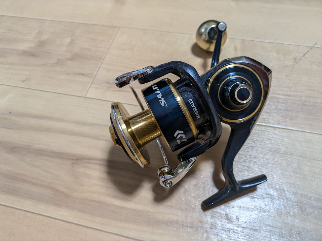 20ソルティガ14000XG＋SLPアルミラウンドノブ　その1