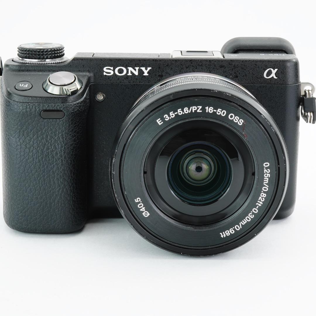 美品 SONY ミラーレス一眼 NEX-6 ズームレンズキット 保護フィルム付き