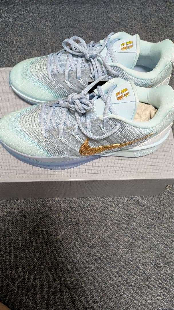未使用Nike sabrina3 EPライトブルー/ゴールド　26cm