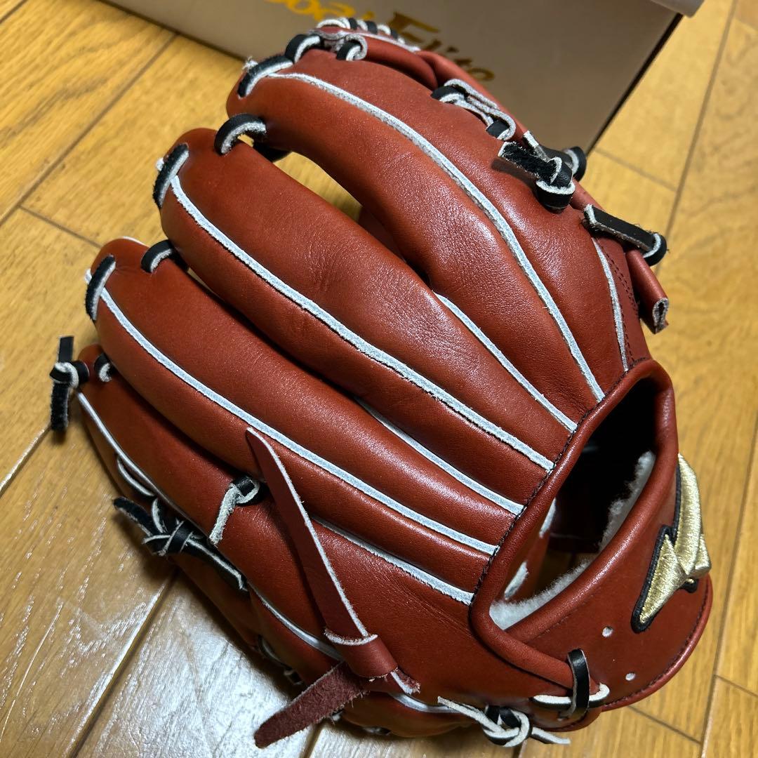Global Elite 硬式グローブ 茶色