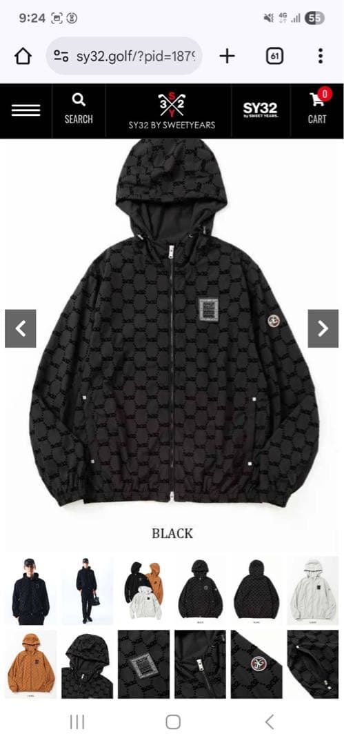 新品未使用　スイートイヤーズ　ゴルフ　 SY32 by SWEET YEARS