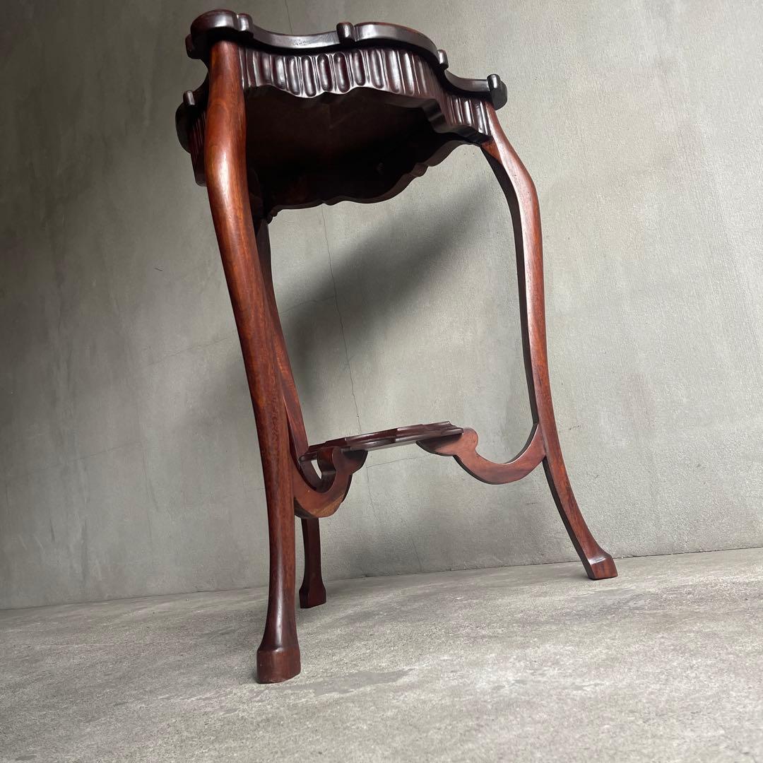 オールドヴィンテージ　イタリア　オケージョナルテーブル　花台　サイドテーブル