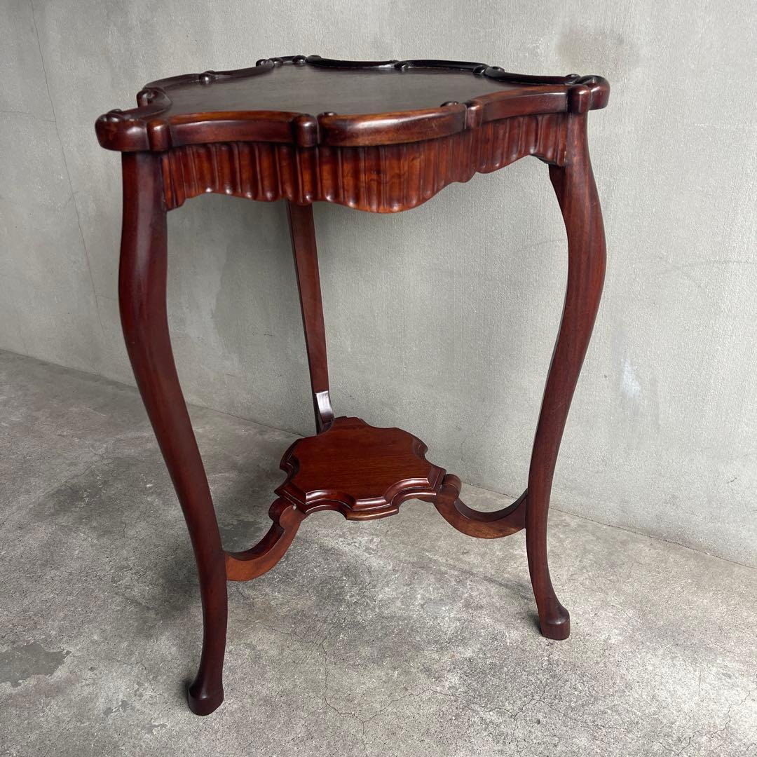 オールドヴィンテージ　イタリア　オケージョナルテーブル　花台　サイドテーブル