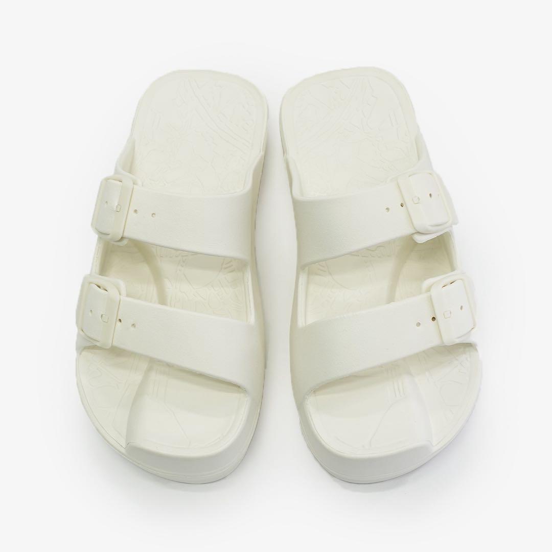 ラクバキ racbaki イージーサンダル ラップ　ホワイト　Sサイズ