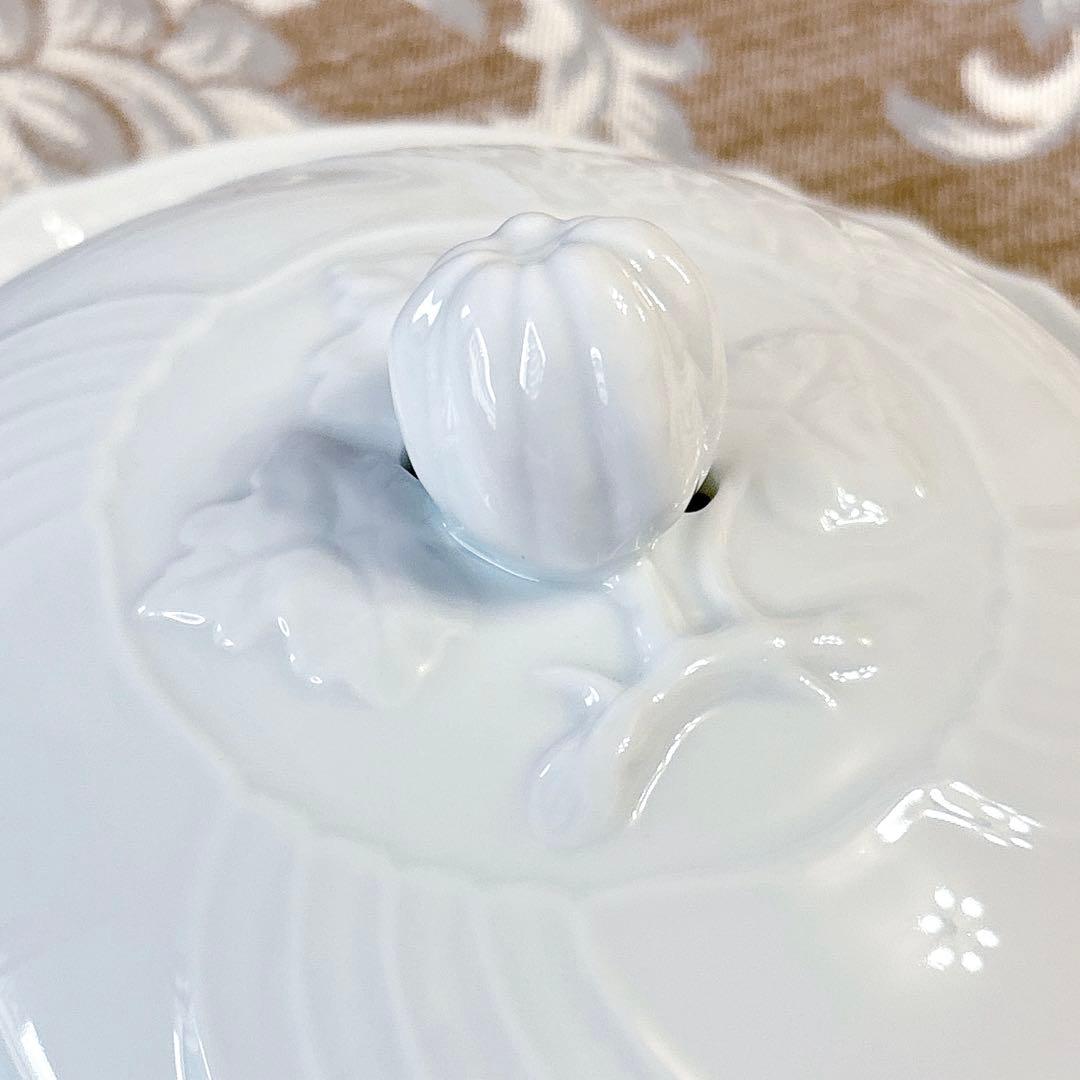 希少品❤️未使用❤️ジノリ❤️カバードマフィンディッシュ❤️ベッキオホワイト