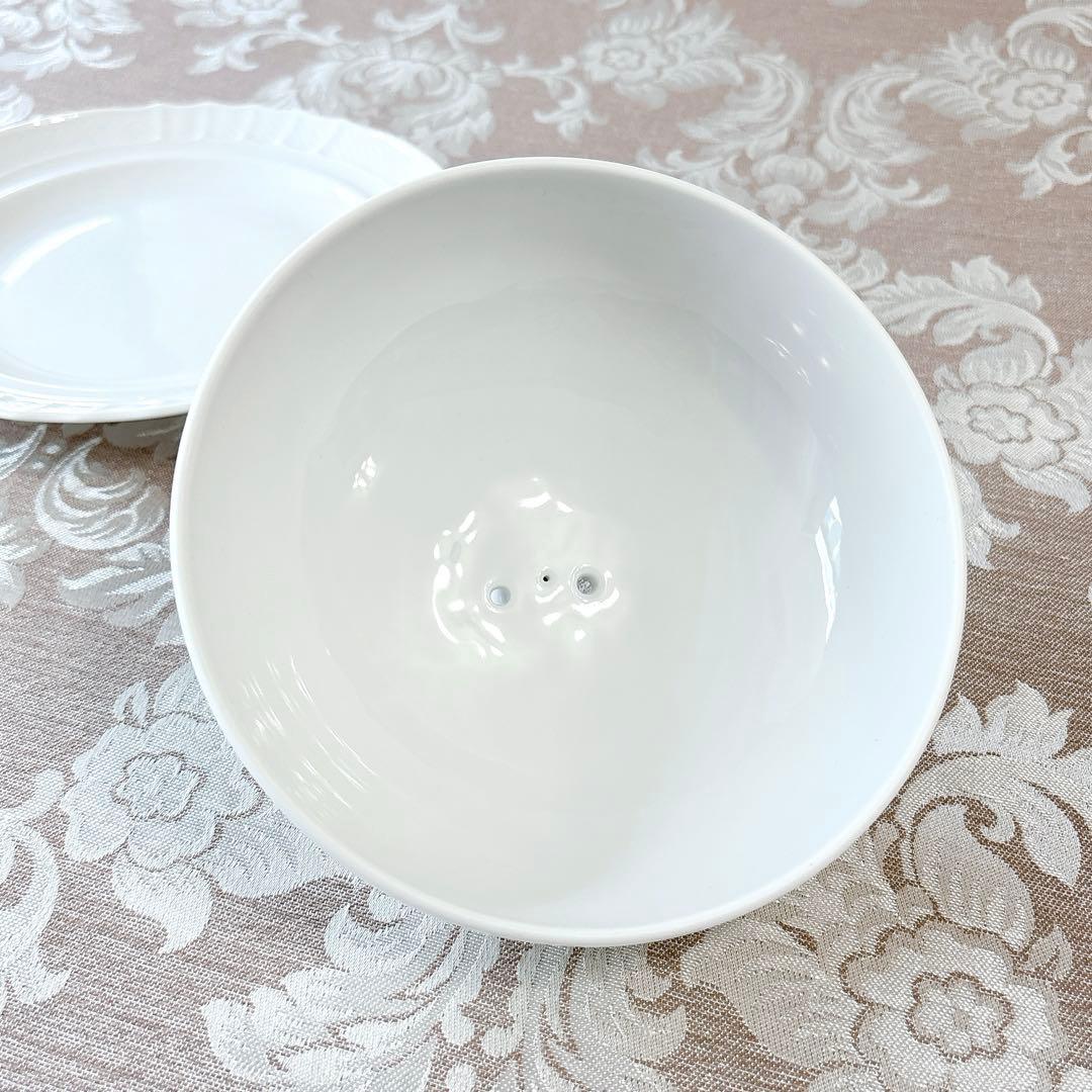 希少品❤️未使用❤️ジノリ❤️カバードマフィンディッシュ❤️ベッキオホワイト