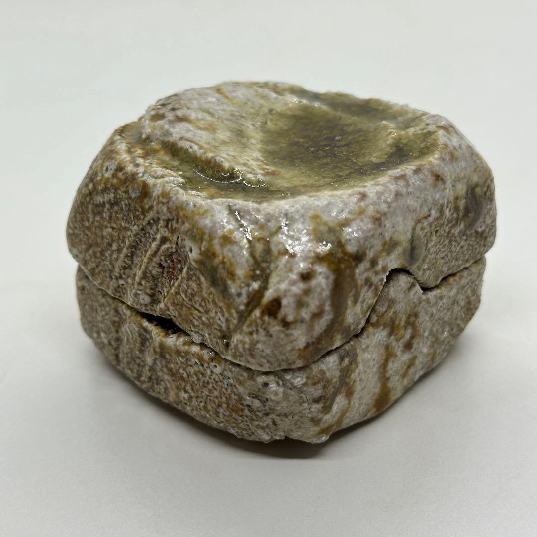 古谷道生 伊賀 伽藍石 香合 合わせ箱